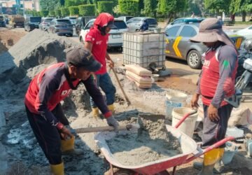 Wali kota Agustina Percepat Penataan Drainase Simpang Lima, Warga Lebih Nyaman Beraktivitas Saat Musim Hujan