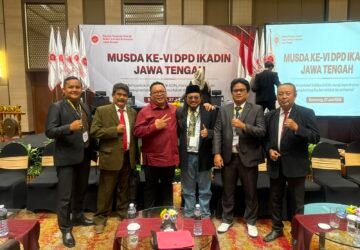 Aan Tawli Kembali Terpilih Sebagai Ketua DPD Ikadin Jateng