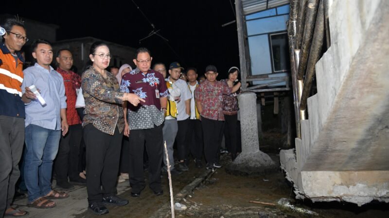 Tinjau Tambak Lorok, Wali Kota Agustina Siapkan Penanganan untuk Kurangi Dampak Rob