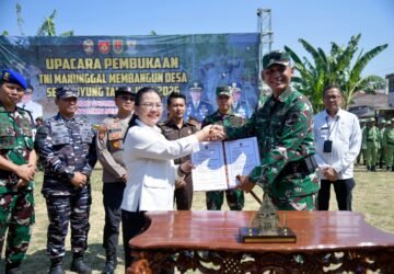 TMMD Bangun Kualitas Hidup Warga, Wali Kota Agustina Pembangunan Harus Hadir hingga Sudut Kampung