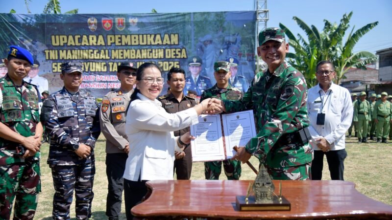 TMMD Bangun Kualitas Hidup Warga, Wali Kota Agustina Pembangunan Harus Hadir hingga Sudut Kampung
