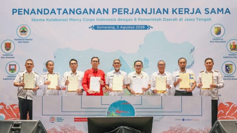 Hadapi Ancaman Perubahan Iklim, Pemprov  Jateng dan Mercy Corps Indonesia Sinergikan 8 Daerah Amankan DAS