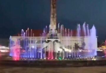 Ini Jadwal Air Mancur Menari Taman Tugu Muda, Malam Hari Lebih Eksotik