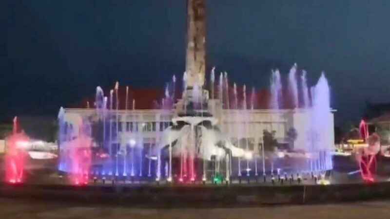 Ini Jadwal Air Mancur Menari Taman Tugu Muda, Malam Hari Lebih Eksotik