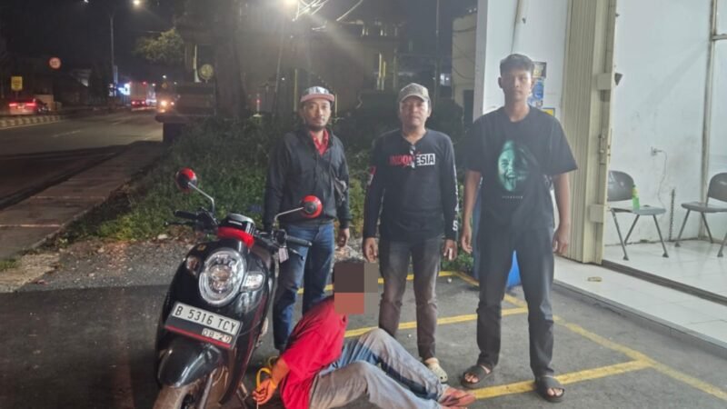 Kurang dari 5 Jam, Polisi Ringkus Terduga Pencuri Motor Hasil Laporan Call Center 110