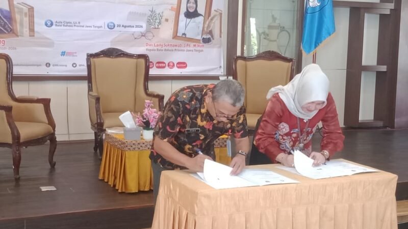 Gandeng Balai Bahasa Jateng, Dinas Arpus Semarang Perluas Akses Literasi hingga Buku