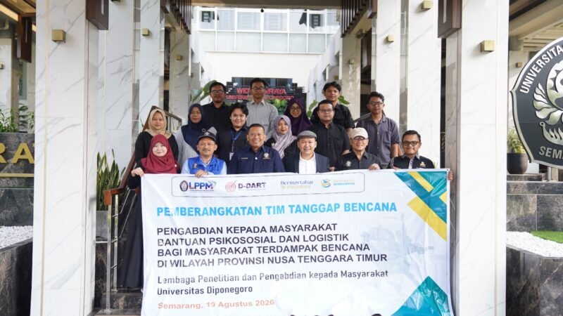 UNDIP Kerahkan Relawan untuk Penanganan Pascagempa NTT