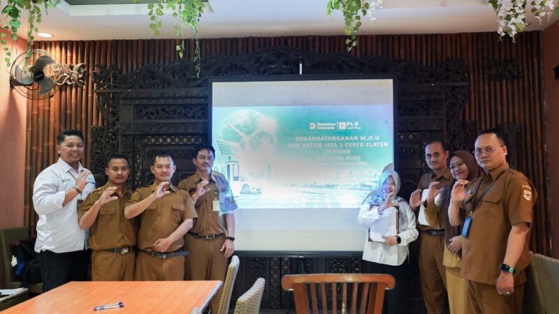 PLN Icon Plus dan SMK Batur Jaya 1 Ceper Resmi Perkuat Kerja Sama Kelas Industri