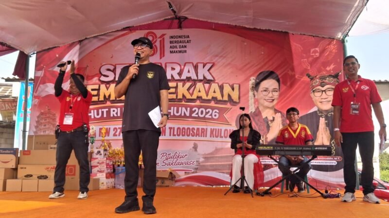 HUT RI ke-81 di Tlogosari Kulon, Iswar Ajak Warga Perkuat Persatuan