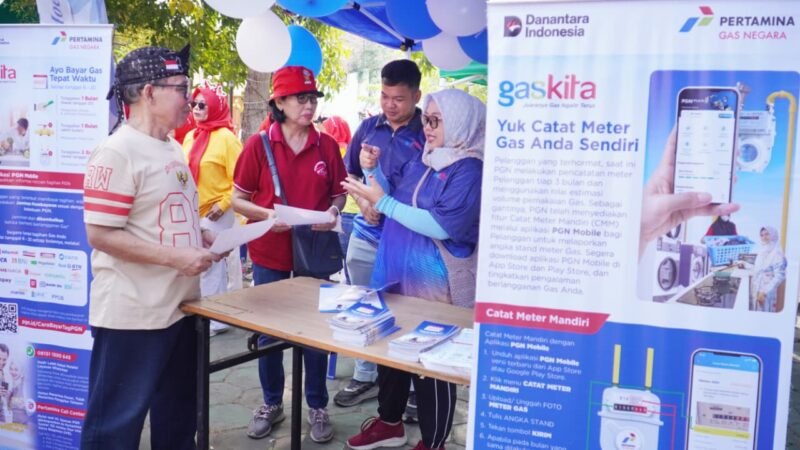 Ribuan Warga Semarang Jalan Sehat Sekaligus Merayakan Gempita Gaskita Jargas PGN