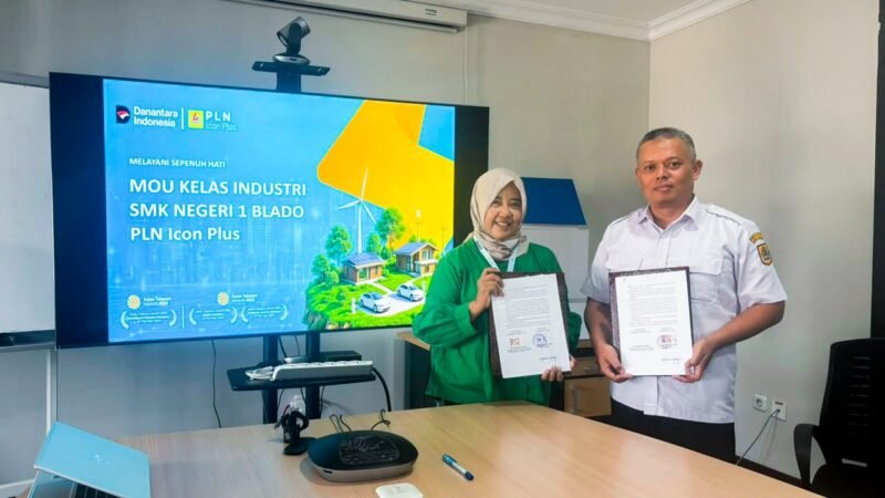 PLN Icon Plus dan SMK Negeri 1 Blado Teken MoU, Perkuat Kolaborasi Pendidikan dan Industri