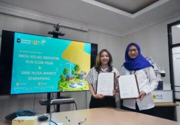 PLN Icon Plus Buka Ruang Belajar Industri Bagi Siswa TJKT SMK Nusa Bhakti Semarang