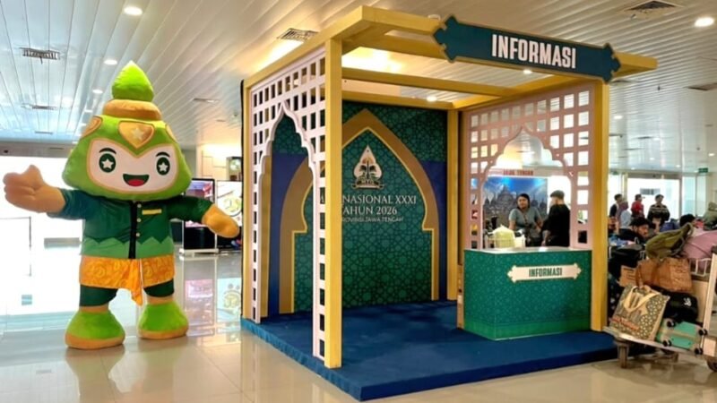 Jelang MTQ Nasional XXXI, Bandara Ahmad Yani Semarang Percantik Terminal Sambut Kafilah