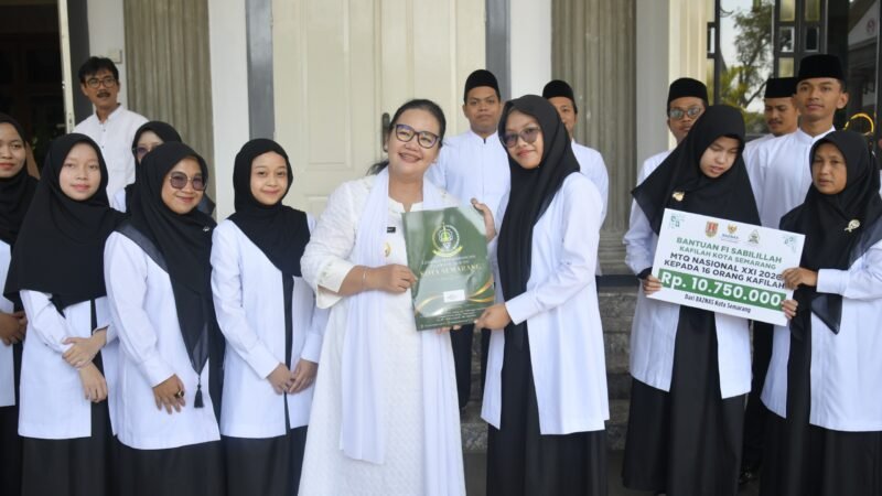 Jelang MTQ Nasional XXXI, Wali Kota Agustina Wilujeng Bekali 16 Kafilah Semarang