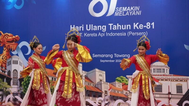 HUT ke-81 KAI, Stasiun Tawang Semarang Disulap Jadi Pusat Expo dan Pentas Budaya
