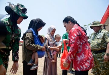 Wali Kota Semarang Agustina Wilujeng, TNI, dan Warga Bergotong Royong Bangun Penggaron Kidul lewat TMMD